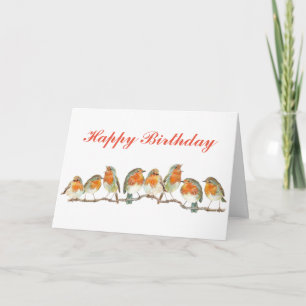 A row of Red Robins Karte