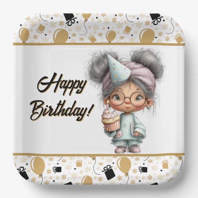 A Royal Birthday Celebration  Pappteller (Vorderseite)
