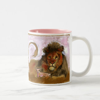 A.S.K. - Löwe u. Lamm Zweifarbige Tasse
