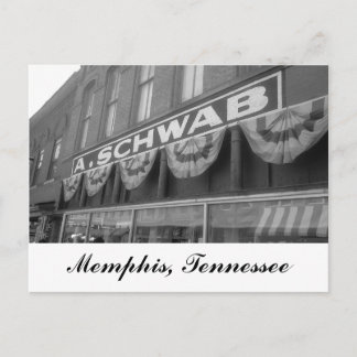 A. Schwab store Memphis Tennessee Postkarte