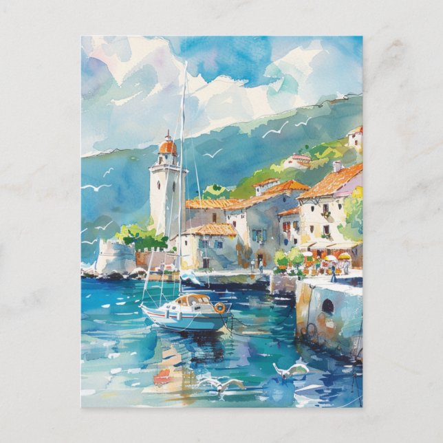 A Sea Port Postkarte (Vorderseite)