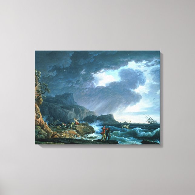 A Seastorm, 1752 Leinwanddruck (Vorderseite)