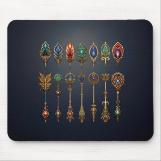 A Set Of Victorian Darts Mousepad