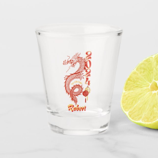 A Shot 2024 Année du verre de dragon (Devant)