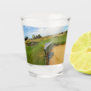 A Shot Amusant Conception De Golf Australien, Verre Brill