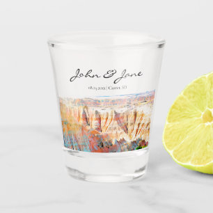 A Shot Badlands personnalisé en verre de tir