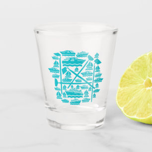 A Shot Bateaux et tuyaux en verre de tir