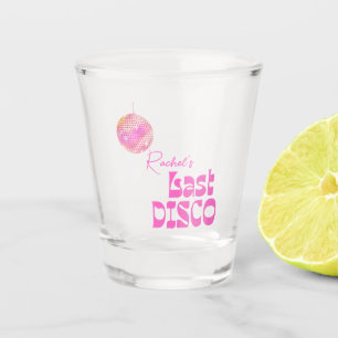 A Shot Boule Disco Bachelorte Verre Tiré rose