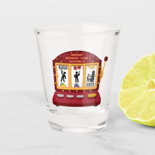 A Shot Buvez de la fumée et du verre de tir