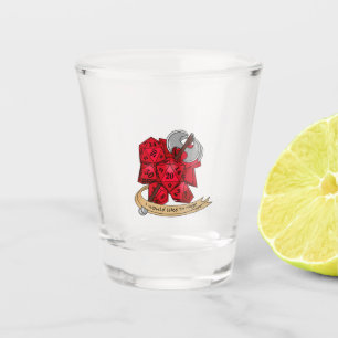 A Shot Conception de dés barbares verre de tir