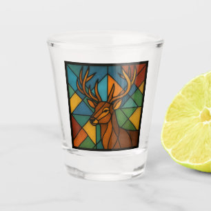 A Shot Conception de verre teinté de style Tiffany Cerf V