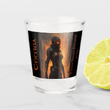 Customiser ce verre de verre de tir souvinier avec