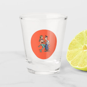A Shot Danseurs de club en verre tourné