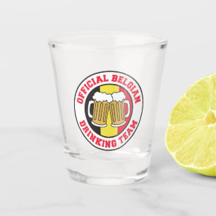 A Shot Équipe Belge Officielle De Boissons En Verre