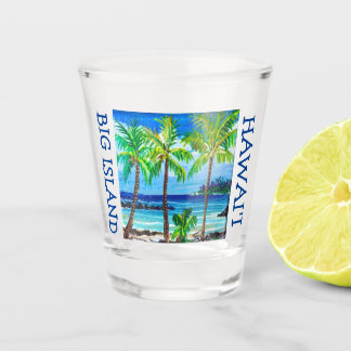 A SHOT GRANDE ÎLE HAWAII TIRE VERRE