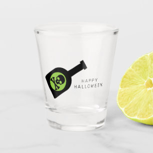A Shot Joyeux Halloween drôle alcool toxique verre de tir