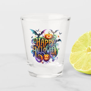 A Shot Joyeux verre de prise d'alloween