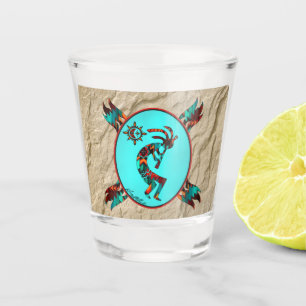 A Shot Kokopelli Sud-Ouest Et Verre Solaire