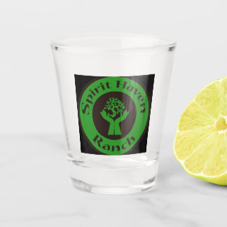 A Shot Logo du Spirit Haven Ranch Verre de tir