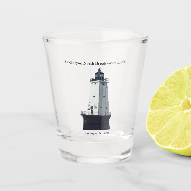 A Shot Ludington North Breakwater Verre de tir (Devant)