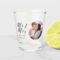 Mariage Photo Personnalisé Verre de tir Favoriser