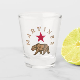 A Shot Martinez, Californie Verre de tir