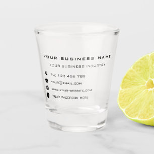 A Shot Promotions sur mesure Entreprise de verre de tir