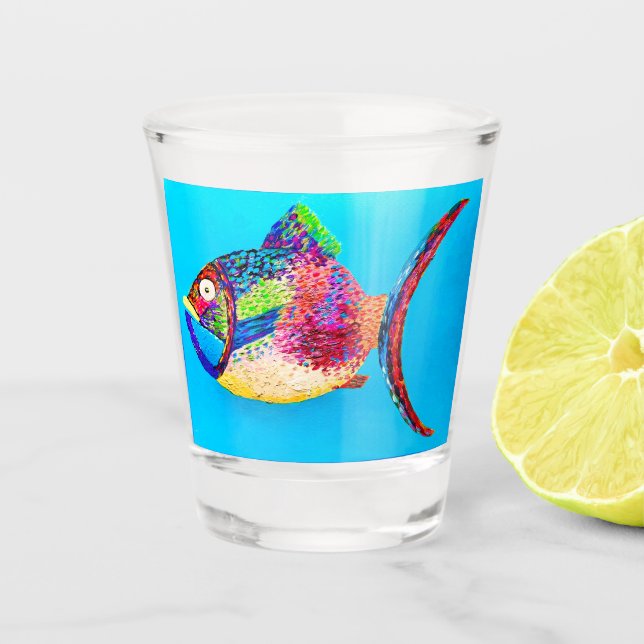 A Shot Quelque chose de verre de pêche (Devant)