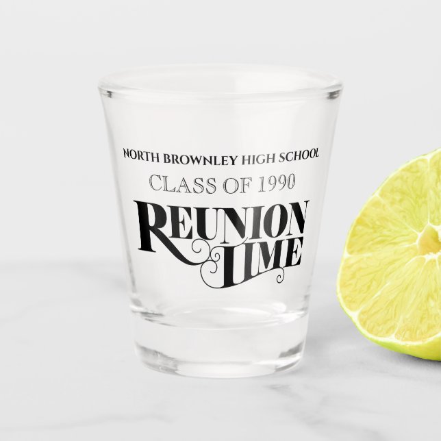 A Shot Retrouvailles en lettrage en verre photo (Devant)