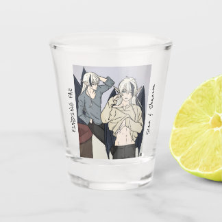 A Shot Sean et Shannon en verre de tir
