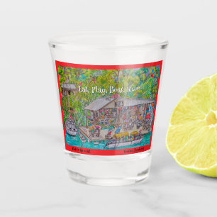 A Shot Trou dans le verre à balles murales