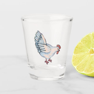 A Shot Verre à liqueur de poulet de pays
