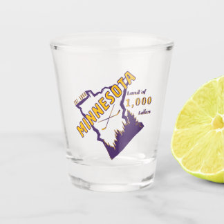 A Shot Verre à liqueur du Minnesota