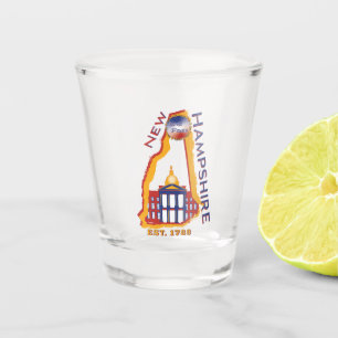 A Shot Verre à liqueur du New Hampshire