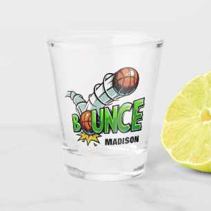 A Shot Verre à liqueur nommé fait sur commande de
