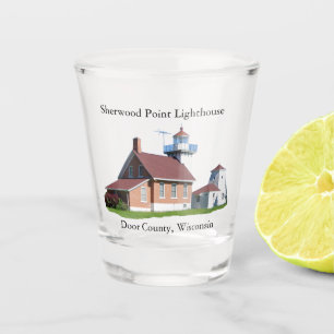 A Shot Verre abattu du phare de Sherwood Point