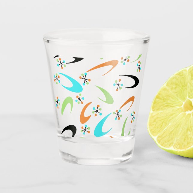 A Shot Verre atomique du milieu du siècle (Devant)