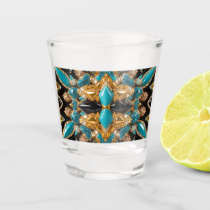 A Shot Verre avec couleurs Bahamas