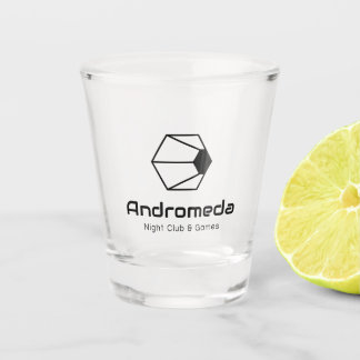 A Shot Verre d'Andromeda (noir sur transparent)
