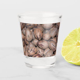 A Shot Verre de capture de pecan