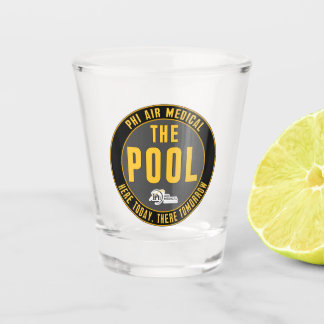 A Shot Verre de capture de piscine