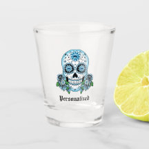 Verre de prise de crâne de sucre personnalisé
