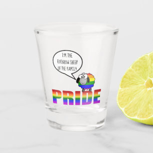 A Shot Verre de tir à l'arc-en-ciel