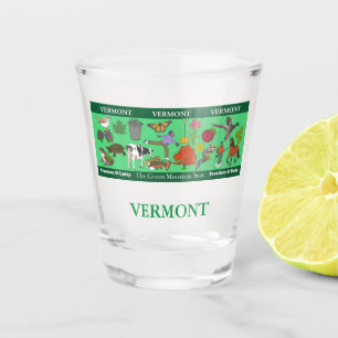 A Shot Verre de tir commémoratif du Vermont State