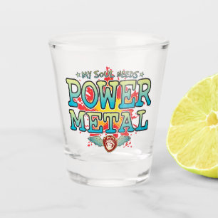 A Shot Verre de tir de l'âme métallique d'alimentation