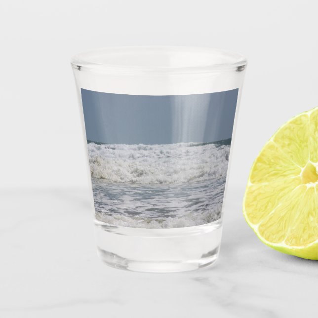 A Shot Verre de tir de l'océan Atlantique (Devant)
