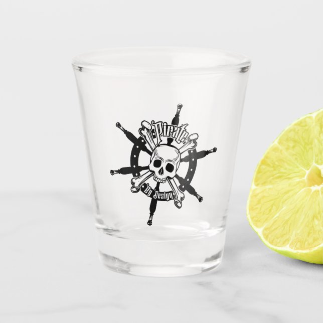A Shot Verre de tir de pirate (Devant)