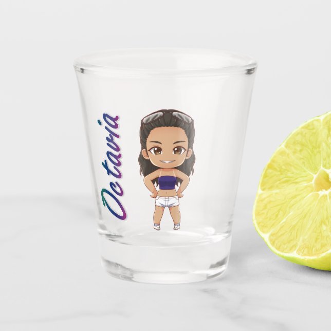 A Shot Verre de tir - Octavia Chibi (Devant)
