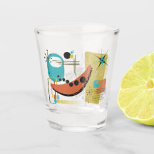 Verre de tir rétro classique