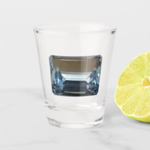 A Shot Verre de verre de tir de Gem Aquamarine